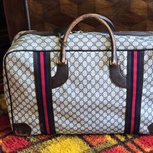 ✨ Gucci Vintage Monogram Canvas Travel Bag - One Owner -  1980's ✨